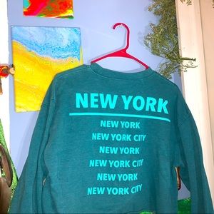new york new york cropped sweater wild fable size s